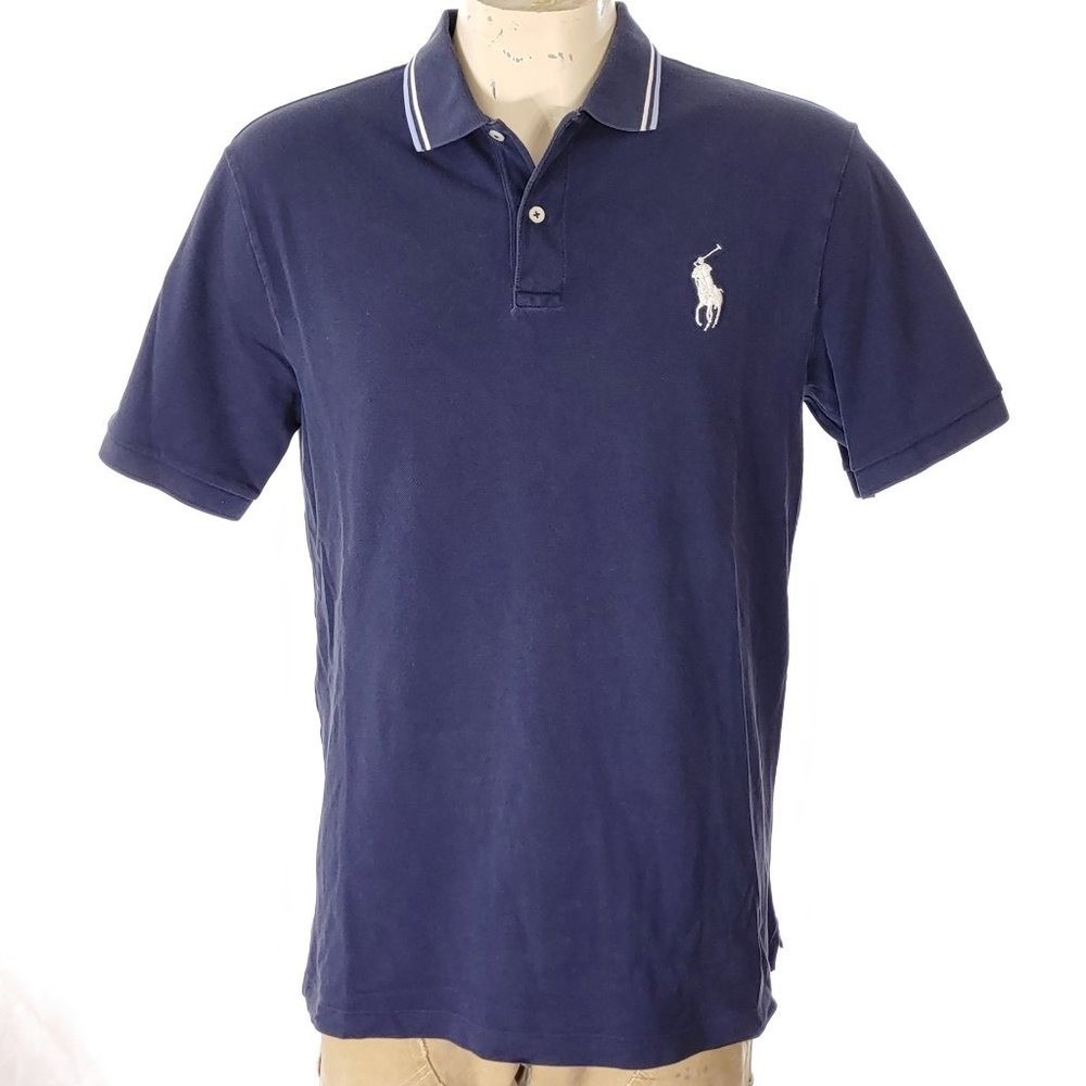 Polo Ralph Lauren Golf Pro Fit Big Pony Men's Cotton Blend Polo Shirt Sz L EUC